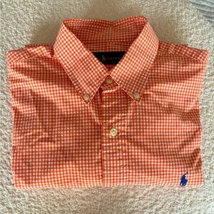 Polo Ralph Lauren orange shirt. Size M